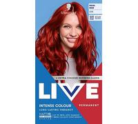 Schwarzkopf LIVE Intense Colour 035 Real Red, Long-lasting Permanent Red Hair Dye, With Extra Colour Refresh Gloss