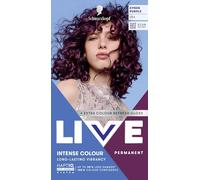 Schwarzkopf LIVE Intense Colour 046 Cyber Purple, Long-lasting Permanent Purple Hair Dye, With Extra Colour Refresh Gloss