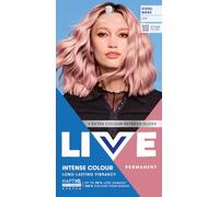 Schwarzkopf LIVE Intense Colour Hair Dye, 109 Cool Rose | Permanent Cool Rose Hair Dye, HaptiQ Anti-Damage System, Long-Lasting Results, with Colour Refresh Gloss