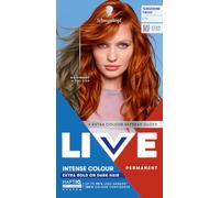 Schwarzkopf LIVE Intense Colour Hair Dye, L74 Tangerine Twist | Permanent Hair Dye, HaptiQ Anti-Damage System, Long-Lasting Results, with Colour Refresh Gloss