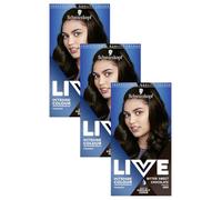 Schwarzkopf LIVE Intense Colour, Long Lasting Permanent Brown Hair Dye, 89 Bitter Sweet Chocolate, 1 Count (Pack of 3)