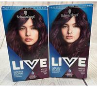 Schwarzkopf LIVE Intense Colour Permanent - Choose your colour x 2