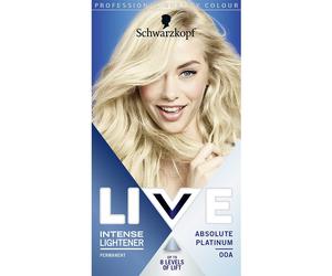 Schwarzkopf LIVE Intense Lightener Permanent Blonde Bleach Hair Dye With Brig...