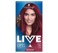 Schwarzkopf LIVE, Long-Lasting Permanent Red Hair Dye Deep Red L75