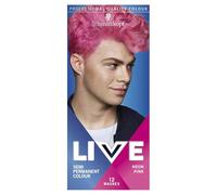 Schwarzkopf Live Men Semi-Permanent Hair Colour, Fade Resistant Statement Hair Dye for Him, 093 Neon Pink Shade