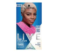 Schwarzkopf LIVE Post-Bleach Hair Toner, Soft Blonde Semi-Permanent Colour Toner, for Cool Blondes, Soft Blonde Toner Neutralises Brassiness and