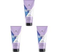 Schwarzkopf LIVE Purple Shampoo, Vegan, No Yellow, Purple Toning, Neutralising Shampoo for Brassy Blondes, 200ml (Pack of 3)