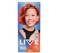 Schwarzkopf LIVE Ultra Brights Vibrant Orange Semi-Permanent Hair Dye 085, Orange Hair Dye for Bright or Pastel Orange Hair Colour, Vibrant Colour Lasts up to 15 Washes
