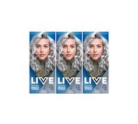 Schwarzkopf Live Steel Silver 'hair Colour' 098 Semi-Permanent 3 Pack Silver One Size