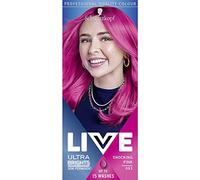 Schwarzkopf LIVE Ultra Brights Or Pastels, Vibrant Semi-permanent Pink Hair Dye, Lasts Up to 15 Washes- Shocking Pink 093