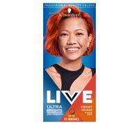 Schwarzkopf LIVE Ultra Brights Vibrant Orange Semi-Permanent Hair Dye 085, Orange Hair Dye for Bright or Pastel Orange Hair Colour, Vibrant Colour Lasts up to 15 Washes