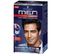 Schwarzkopf Men Perfect Gentle Colour Gel Natural Black - 90 (3er Pack)