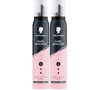 Schwarzkopf Mousse Curl 200 ml, Hold Level 3, Mousse for Curly Girl Method, Long Lasting Curls, Anti-Frizz Effect, Vegan Formula* (Pack of 2)