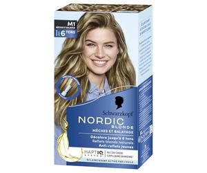 Schwarzkopf Nordic Blonde M1 Radiant Wicks - Permanent Color - Lightens up to 6 Tones - With Activating Oil&OmegaPlex