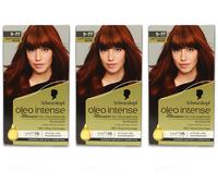 Schwarzkopf Oleo Intense 5-77 Light Copper Brown Permanent Oil Colouration X 3