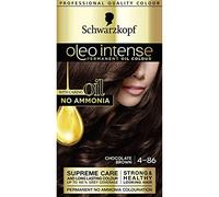 Schwarzkopf Oleo Intense Permanent Brown Hair Dye, Chocolate Brown 4-86, 170g