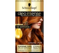 Schwarzkopf Oleo Intense, Permanent Copper Hair Dye, Ammonia Free, Up to 100 Percent Grey Coverage, Copper Red 7 - 77