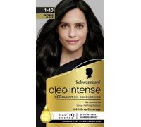 Schwarzkopf Oleo Intense Permanent Oil Colour 1-10 Intense Black Hair Dye - UK