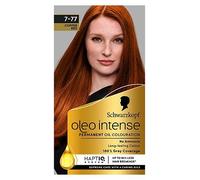 Schwarzkopf Oleo Intense Permanent Oil Colour 7-77 Copper Red Hair Dye