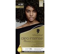 Schwarzkopf Oleo Intense Permanent Oil Colouration 4-50 Stone Brown, Ammonia Free Hair Dye, 100% Grey Coverage, Intense, Long-lasting Colour, Supreme Care Complex with Natural Oils