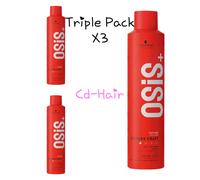 SCHWARZKOPF OSIS+ TEXTURE CRAFT 300ML-DRY TEXTURE SPRAY-LIGHT HOL-TRIPLE PACK X3
