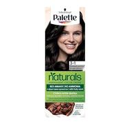 Schwarzkopf Palette Naturals 3-1 Brown Black110 ml, Permanent cream hair dye without ammonia (PACK OF 3)
