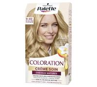 Schwarzkopf Palette - Permanent Colouring - Nourishing Cream for Mature Hair - Covers 100% of White Hair - Long-Lasting Shade Colour - Apricot Kernel Oil - Very Light Blonde Beige 9-40