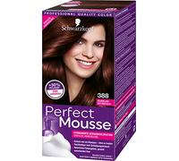 Schwarzkopf Perfect Mousse Permanent Foam Colour, 388 Dark Red-Brown Level 3, Pack of 3 (3 x 93 ml)