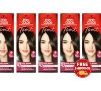 Schwarzkopf Poly Color Dark Brown Natural Cream Permanent Hair Tint 43 Pack X 6