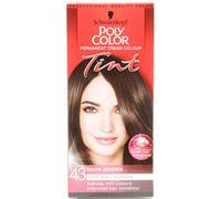 Schwarzkopf Poly Color Tint 43 Natural Dark Brown x 3