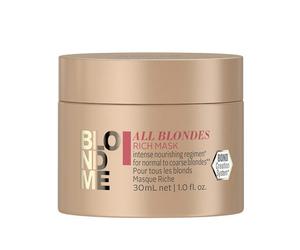 Schwarzkopf Professional BlondME All Blondes Rich Mask mask for normal and strong blonde hair 30 ml