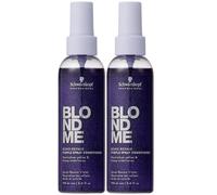 Schwarzkopf Professional BLONDME Bond Repair Purple Spray Conditioner 2 x 150ml