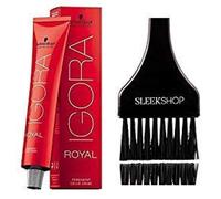 Schwarzkopf Professional Igora Royal Permanent Hair Color (with Sleek Tint Brush) (6-63 Dark Blonde Chocolate Matt)