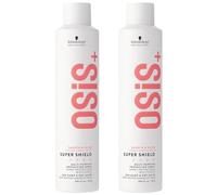 Schwarzkopf Professional OSiS Super Shield Multi-Purpose Heat Protection Spray for Long Hair Reduce Tangle Against Dull Complexion 300ml - Pack of 2