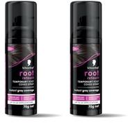 Schwarzkopf Root Retouch Hair Dye Black Temporary Root Touch Up Concealer Spray 120Ml (Pack of 2)