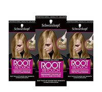 Schwarzkopf Root Retouch Kit, Permanent Colour for Easy Application Grey Coverage, Blonde (Pack of 3)