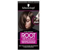 Schwarzkopf Root Retouch Permanent Root Concealer Brown Hair Dye, Ideal for Touching Up Grey Root Regrowth, Ammonia Free, Dark Brown