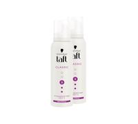 Schwarzkopf Taft Foaming Classic Hold & Protection (2 x 150 ml), Hold Level 3, Hair Foam for All Hair Types, for Hair Protection and Hold, Vegan Formula*