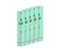 Schwarzkopf Taft Hair Spray Volume (5 x 250 ml), Hold Level 4 Hair Styling for Fine Hair, Volume Hair Spray, Vegan Formula*