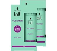Schwarzkopf Taft Hair Styling Powder Volume (2 x 10 g), Volume Hair Powder for Fuller Looking Hair, for up to 50 Applications, Vegan Styling Powder