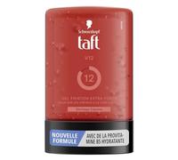 Schwarzkopf Taft Hairdressing Gel V12 Gel Express Dryer Extra Strong Hold Gentle on Hair and Headband, No Sticky Effect, Formula Provitamin B5, 300 ml