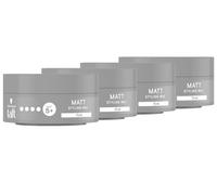 Schwarzkopf TAFT Styling Wax Matt (4 x 75 ml), Hair Wax for Matte Finish with Long-Lasting Hold, Gentle on Hair and Scalp, Vegan, Hair Styling Wax