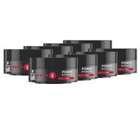 Schwarzkopf TAFT Styling Wax Power (8 x 75 ml), Hair Wax for up to 48 Hours of Strength Hold, Gentle on Hair and Scalp, Vegan, Styling Wax