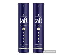 Schwarzkopf Taft Ultimate Hairspray Lacquer Hold 5+ 250ml X 2