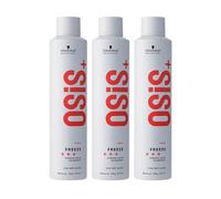Schwarzkopf TRIPLE OSiS Freeze Hairspray Long Lasting Brushable Finish Without Flaking Anti Humidity Heat Protection Strong Hold 300ml