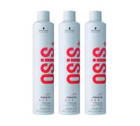 Schwarzkopf TRIPLE OSiS Freeze Hairspray Long Lasting Brushable Finish Without Flaking Anti Humidity Heat Protection Strong Hold 500ml