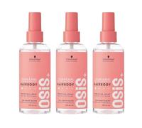Schwarzkopf TRIPLE OSiS Hairbody Volume Spray Non Aerosol Spray Distribution Subtle Grip Without Stickiness Eases Detangling Combability Heat Protection Light Hold 200ml