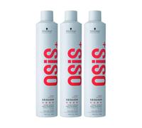 Schwarzkopf TRIPLE OSiS Session Hairspray Long Lasting Wind Proof Brushable Finish Without Flaking Anti Humidity Heat Protection Extra Strong Hold 500ml