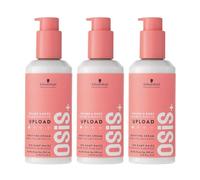 Schwarzkopf TRIPLE OSiS Upload Bodifying Hair Cream Anti Static Heat Protection Subtle Definition Volume And Root Lift Non Greasy Non Sticky Formula Light Hold 200ml