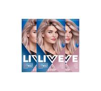 Schwarzkopf Women's Live 2in1 Lightener+Twist 'Hair Dye' 104 Cool Lilac 3x in Pink Schwarzkopf Pink